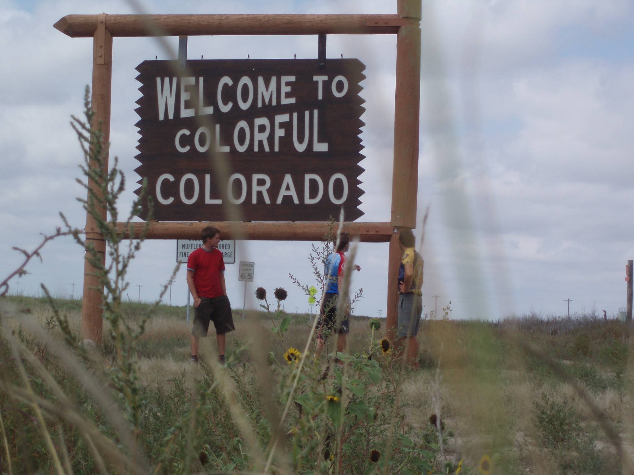 The border of Colorado